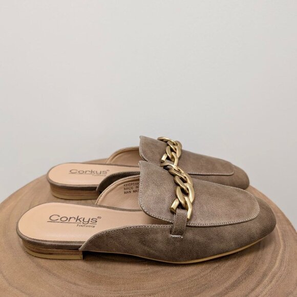 Women's Tan Mule Keepsake Corkys Size 10 NWT - Picture 2 of 5